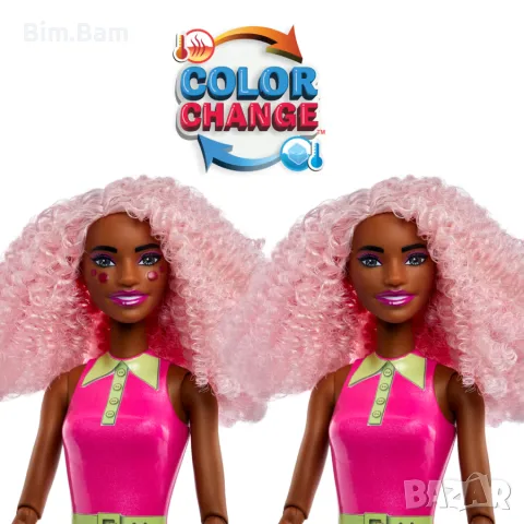 Оригинална ароматизирана кукла в чаша Barbie® Pop Reveal™ Berry Bubble / Green tea, снимка 3 - Кукли - 55380616