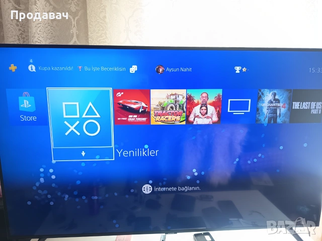 PS4 PRO 1 TB CUH-7216b с 4 игри !, снимка 7 - PlayStation конзоли - 55233625