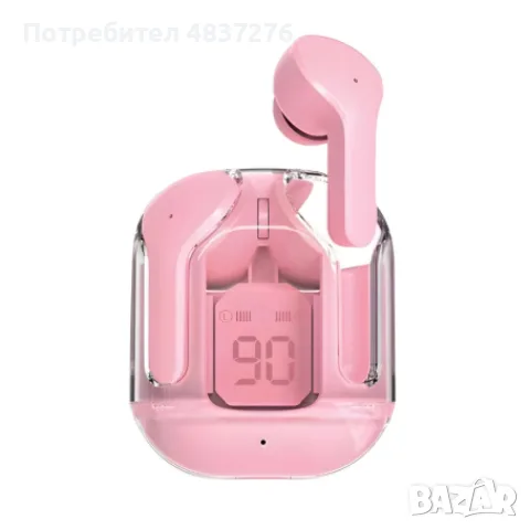 Bluetooth слушалки с LED дисплей и вграден микрофон, снимка 2 - Bluetooth слушалки - 55606215