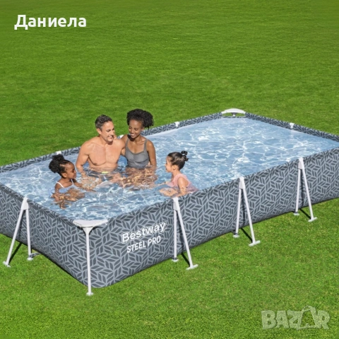 BESTWAY Steel Pro басейн 366x201x66 см с филтърна помпа - 4000 л капацитет, снимка 5 - Други стоки за дома - 54858099