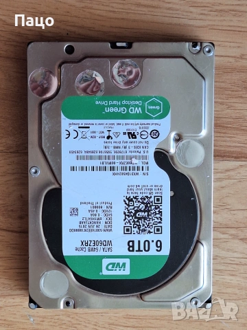 WD 6TB HDD/тестван, снимка 7 - Твърди дискове - 54986204