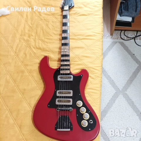 българска ретро китара орфей, снимка 3 - Китари - 54065355