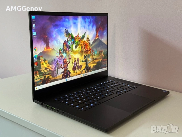 15.6’QHD 165Hz/RTX 3080 8GB/I7-11800H/Razer Blade Advanced 15/32GB DDR4/1TB SSD, снимка 5 - Лаптопи за игри - 54777576