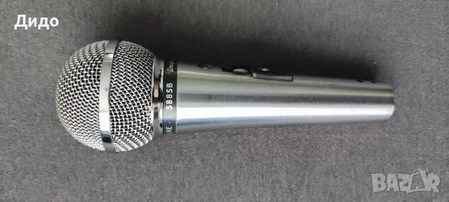 Shure 588SB ретро динамичен микрофон, снимка 3 - Микрофони - 55450291