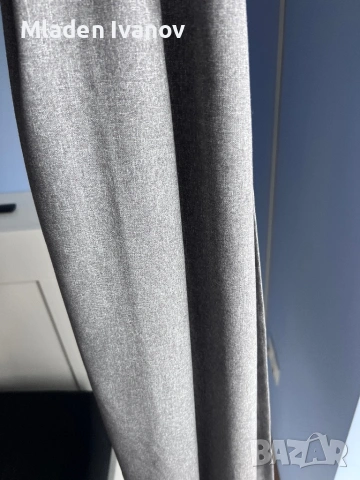 Сиви завеси IKEA 2бр комплект 290/250 см, снимка 5 - Пердета и завеси - 54151628