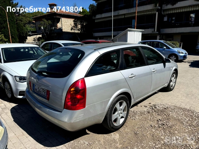 Nissan Premiera 1.8i бензин-газов инженцион-2004г. реални 221600км, Euro4, Очакван внос Италия , снимка 2 - Автомобили и джипове - 54665051