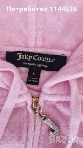 Juicy couture - розов плюшен сет XS/S, снимка 2 - Спортни екипи - 55054572