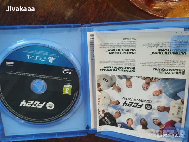 Много запазена FC 24 за PS4, снимка 3 - Игри за PlayStation - 55373533
