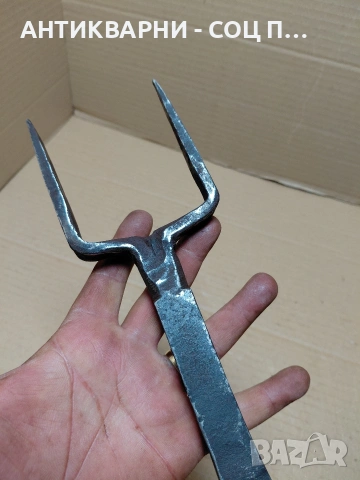 Комплект Соц Стари Чук С Наковалня За Клепане На Коси 1.100кг. НОМЕР 663., снимка 8 - Антикварни и старинни предмети - 54457074
