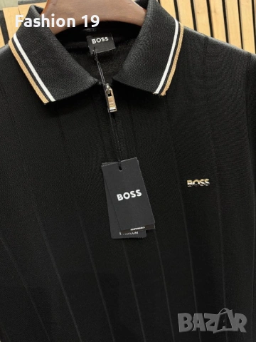Тениски с яка Loro Piana/Boss‼️, снимка 7 - Тениски - 54354030