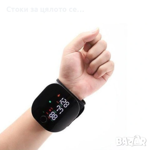 Преносим дигитален апарат за кръвно налягане за китка с LCD дисплей и памет, снимка 2 - Други - 52398375