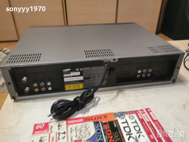 SAMSUNG DVD-V7070 DVD/VHS DUAL DECK 2006262013L1, снимка 5 - Плейъри, домашно кино, прожектори - 54982256