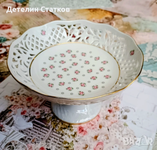 Порцеланова чиния/купа на столче