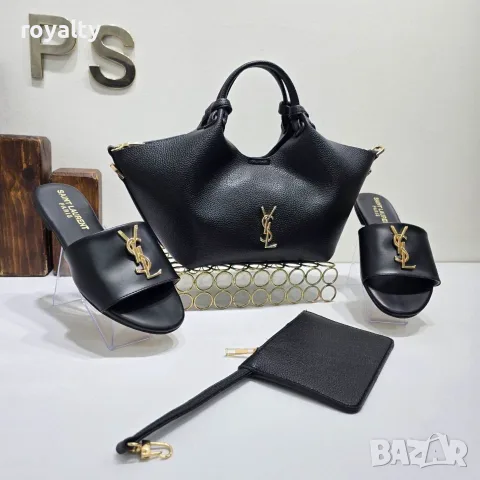Yves Saint Laurent Дамски Чехли и Чанта Различни Цветове YSL, снимка 4 - Чанти - 55329628