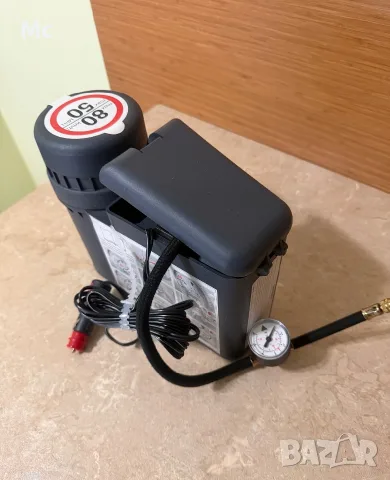 Мощна електрическа 12V помпа за гуми
