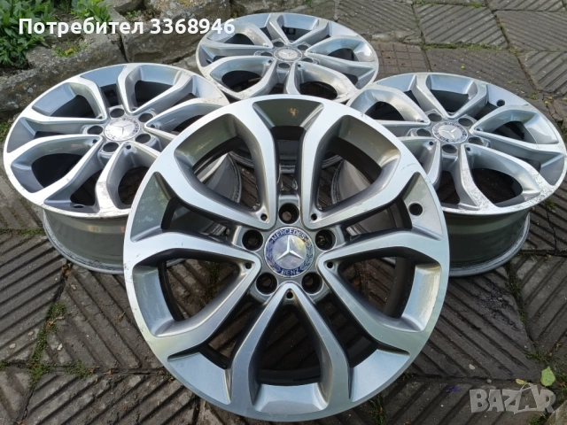 ОРИГИНАЛНИ ДЖАНТИ МЕРЦЕДЕС Ц КЛАСА 17" 5Х112 MERCEDES W205 C Class 5x112