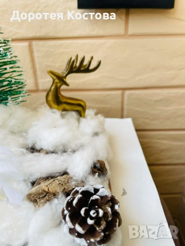 Красива украса с месинг от Англия, снимка 6 - Антикварни и старинни предмети - 54211024