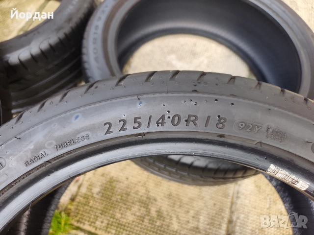 4 БРОЯ летни гуми 18 ' цола 225 40 R 18 92Y DUNLOP PIRELLI, снимка 6 - Гуми и джанти - 55269749
