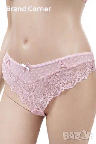 Комплект дамско бельо Hunkemöller в розов цвят – сутиен 70E и бикини M, снимка 6 - Бельо - 54515096