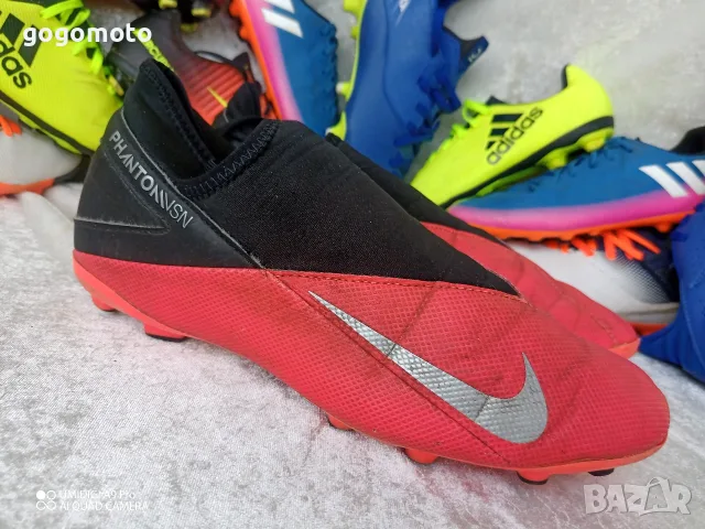 Бутонки 43 - 44, калеври, футболни обувки, стоножки Футболни обувки Nike PHANTOM VSN 2 PRO DF FG, снимка 4 - Маратонки - 55396785