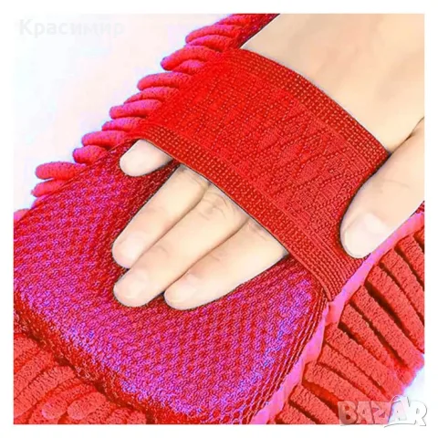 Микрофибърба гъба ЧЕРВЕНА, снимка 2 - Аксесоари и консумативи - 45978411