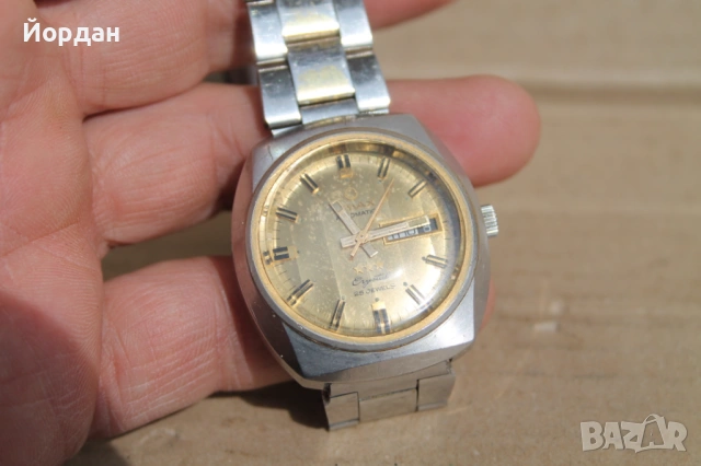 Швейцарски мъжки автоматичен часовник ''Omax'' , снимка 2 - Мъжки - 54554489