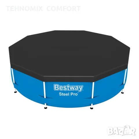 ПОКРИВАЛО ЗА СГЛОБЯЕМ БАСЕЙН 305CM BESTWAY , снимка 2 - Басейни и аксесоари - 55449480