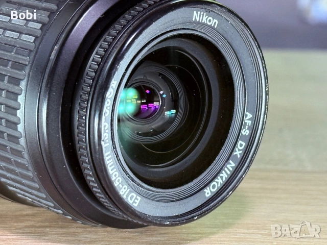 Nikon D40 с обектив Nikon AF-S DX NIKKOR 18-55mm f/3.5-5.6G II ED, снимка 12 - Фотоапарати - 55050190