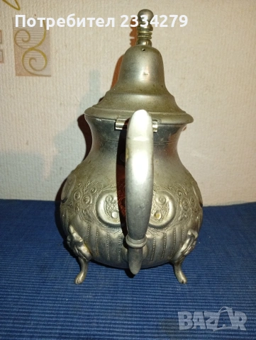 Стари кани чайници, красива масивна изработка., снимка 9 - Антикварни и старинни предмети - 54092987
