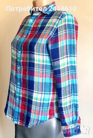 POLO Ralph Lauren Classic Fit 100% Лен / Womens Size M НОВО! ОРИГИНАЛ! Дамска Ленена Риза!, снимка 5 - Ризи - 54294344