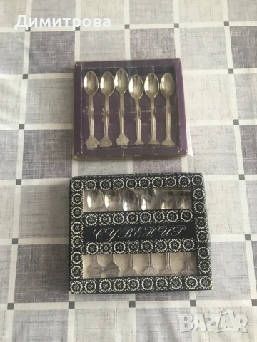 Комплект лъжички за кафе /чай/, вилички