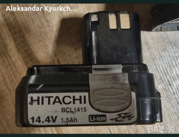акумулаторна бормашина/винтоверт Hitachi., снимка 4 - Винтоверти - 54556217
