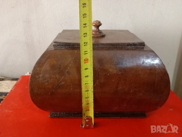 Винтидж дървена кутия за цигари, снимка 2 - Антикварни и старинни предмети - 54215482