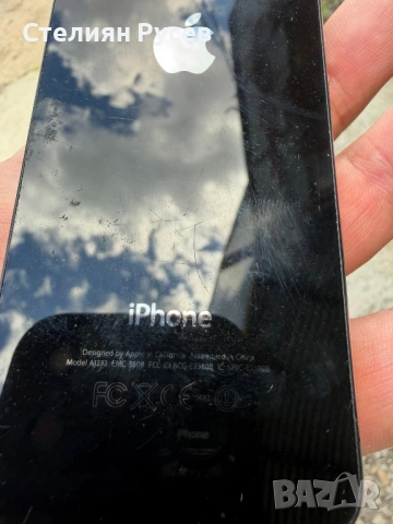 1706  Iphone 4 цял за части 10 евро - оригинален дисплей , телефона НЕ СЕ стартира , изключен е от 2, снимка 2 - Apple iPhone - 54941975