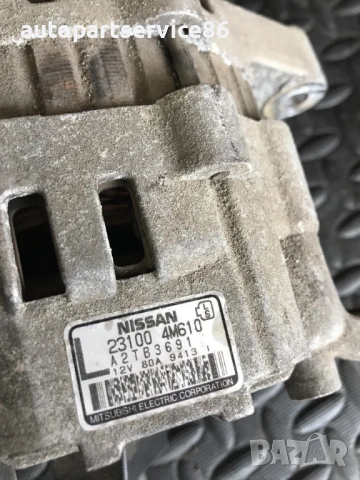 Алтернатор за Nissan Primera P11 2.0 бензин (1998-2002) A2TB3691 231004M610, снимка 3 - Части - 54332370