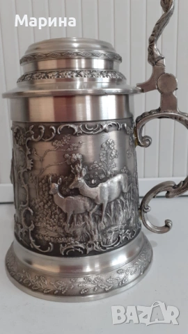 Халба от калай 500 мл,  Antik*Vintage #139