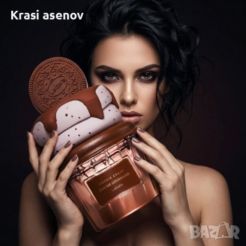 Унисекс парфюм Lattafa Give Me Gourmand Cookie Crave - Гурме изкушение с аромат на бисквитки, какао , снимка 2 - Дамски парфюми - 54072885