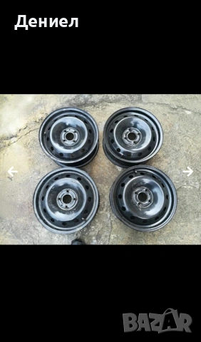 Железни джанти от Renault Megan Scenic I - Рено Меган Сценик I - 4x100/15/60.1 - централен отвор!