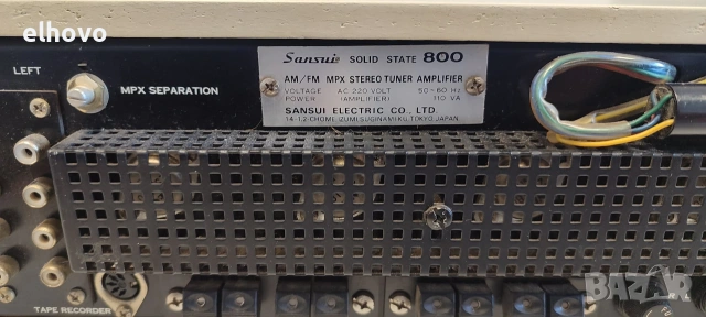 Ресивър Sansui Solid State 800, снимка 9 - Ресийвъри, усилватели, смесителни пултове - 55200589