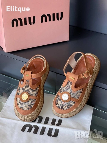 сандали miu miu , снимка 4 - Сандали - 54372768