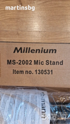Стойка за микрофон Millenium MS 2002 Mic Stand, снимка 2 - Други - 54944792