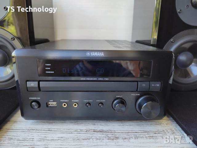 Премиум Hi-Fi система Yamaha PianoCraft (DRX-730 + NX-E300) – Пиано лак, снимка 3 - Аудиосистеми - 55255001