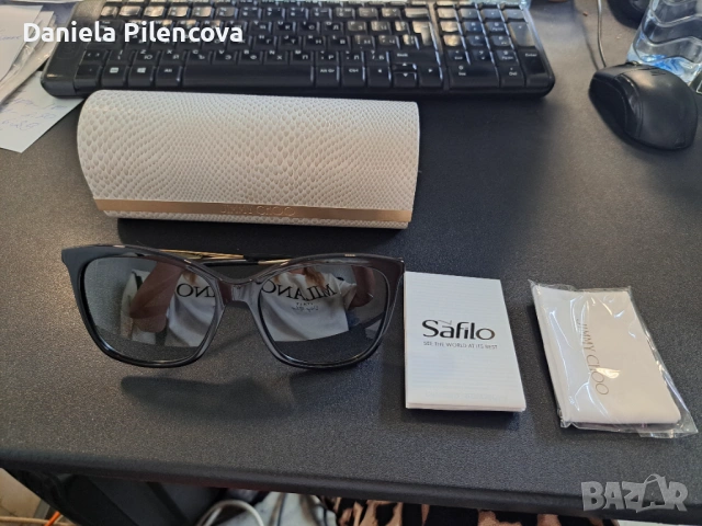 Нови слънчеви очила Jimmy Choo, снимка 2 - Слънчеви и диоптрични очила - 54774662