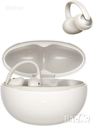 Baseus Безжични Open Ear слушалки, LDAC Hi-Res Audio, IP67, AI микрофон, 55 часа батерия
