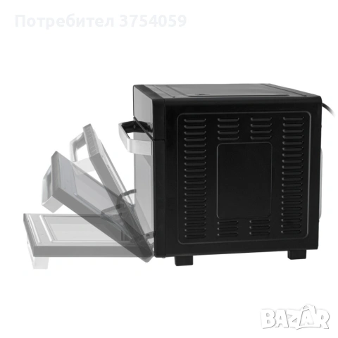 Многофункционален фритюрник с горещ въздух 30L - Мощна 2200W фурна с конвекция, 24 програми, снимка 6 - Фритюрници - 55155404