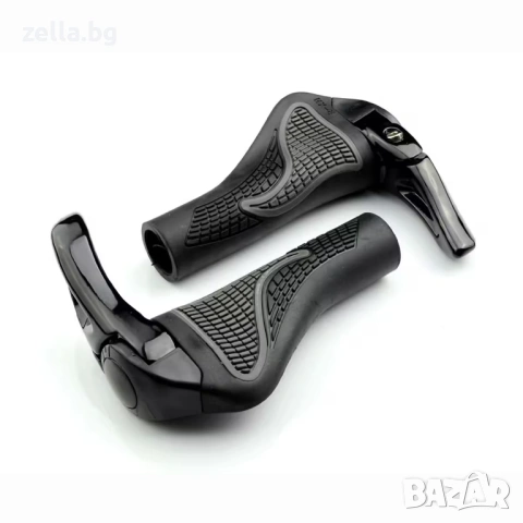 Ергономични MTB ръкохватки с рога и Lock-On система | За велосипед и електрическа тротинетка 10177