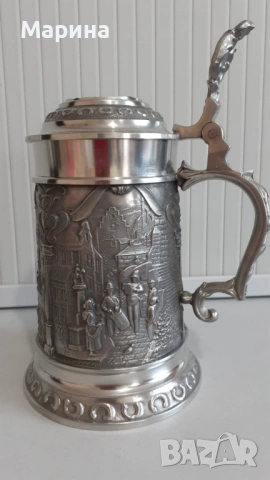 Халба от калай 700 мл,  Antik*Vintage #136