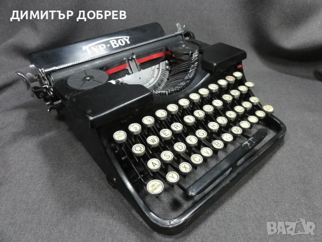 СТАРА РЕТРО ПОРТАТИВНА ПИШЕЩА МАШИНА TYP-BOY QWERTZ, снимка 4 - Антикварни и старинни предмети - 55536338