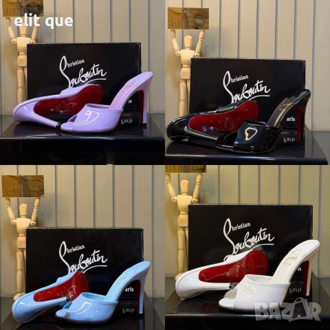 чехли на ток Christian louboutin 