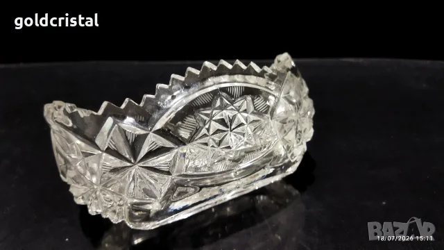 кристална купа гондола, снимка 7 - Антикварни и старинни предмети - 55335050